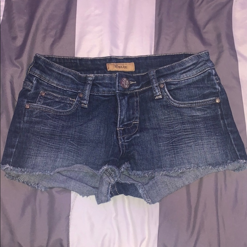 Denim shorts